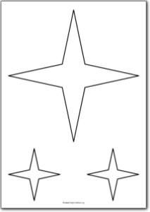 4 Pointed star shape